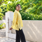 Yellow Stripes Girls Top - Image 2