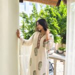 Butter Color Cotton Mughal Block Printed Kurta Pant Set With Dupatta - Image 5