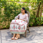 Floral Block Printed Dress - Image 4