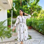 Mughal Garden Block Printed Dress by Ethnic Crafts