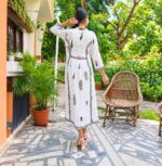 Mughal Garden Block Printed Dress - Image 3