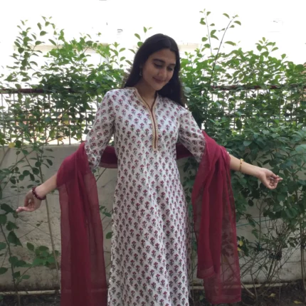 Buti Printed Straight Kurta Set