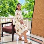 Poppy Block Printed Dress - Image 2
