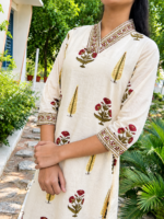 Poppy Block Printed Dress - Image 4